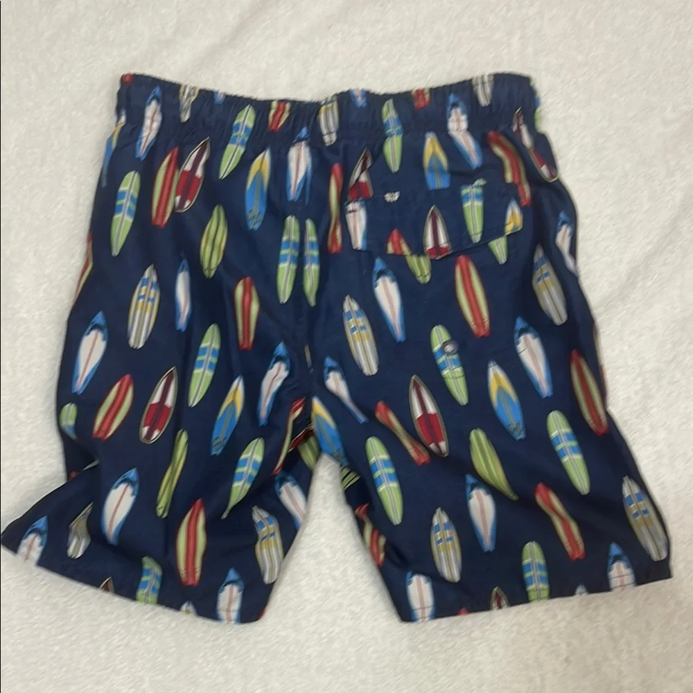 Surfboard Print Swim Shorts Size S(7-8) - Picture 2 of 3